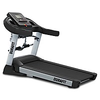 Durafit Surge Multifunction | 4 HP Peak DC Motorized Foldable Treadmill| Auto Incline | Home Cardio | Max Speed 14 Km/Hr | Max User Weight 120 Kg | Free Installation Assistance | LCD Display Durafit Surge Multifunction | 4 HP Peak DC Motorized Foldable Treadmill| Auto Incline | Home Cardio | Max Speed 14 Km/Hr | Max User Weight 120 Kg | Free Installation Assistance | LCD Display