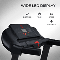 Durafit Serene | 3 HP Peak DC Motorized Treadmill | Home Cardio | Max Speed 10 Km/Hr | Max User Weight 110 Kg | Free installation assistance | LED display Durafit Serene | 3 HP Peak DC Motorized Treadmill | Home Cardio | Max Speed 10 Km/Hr | Max User Weight 110 Kg | Free installation assistance | LED display