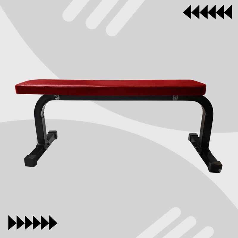 Durafit Flat Bench Red