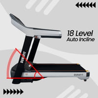 Durafit Focus 3.5 HP (7.0 HP Peak) DC Motorized Treadmill with Auto Incline
