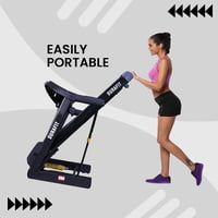 Durafit Panther 2.75 HP (5.5 HP Peak) DC Motorized Treadmill with Auto Incline