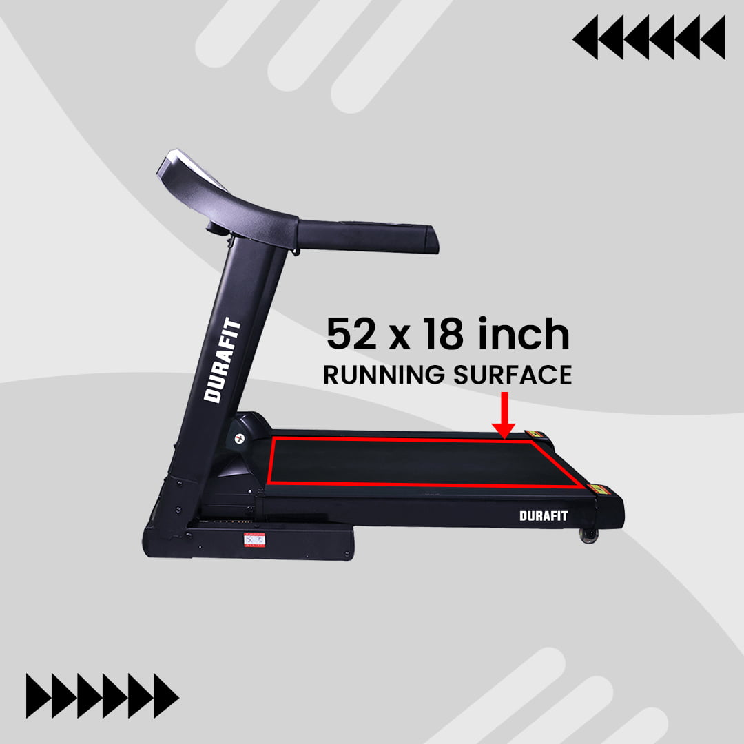 Durafit Panther 2.75 HP (5.5 HP Peak) DC Motorized Treadmill with Auto Incline Durafit Panther 2.75 HP (5.5 HP Peak) DC Motorized Treadmill with Auto Incline