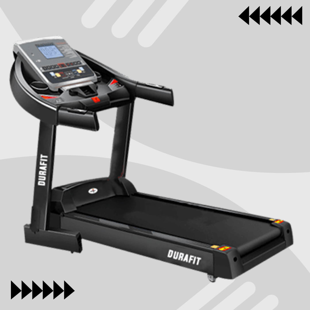 Durafit Panther 2.75 HP (5.5 HP Peak) DC Motorized Treadmill with Auto Incline Durafit Panther 2.75 HP (5.5 HP Peak) DC Motorized Treadmill with Auto Incline