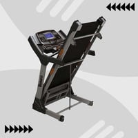 Durafit Rigor | 6 HP Peak DC Motorized Treadmill | Auto Incline | Home Cardio | Max Speed 22 Km/Hr | Max User Weight 150 Kg | Free installation assistance | Gel cushion Technology