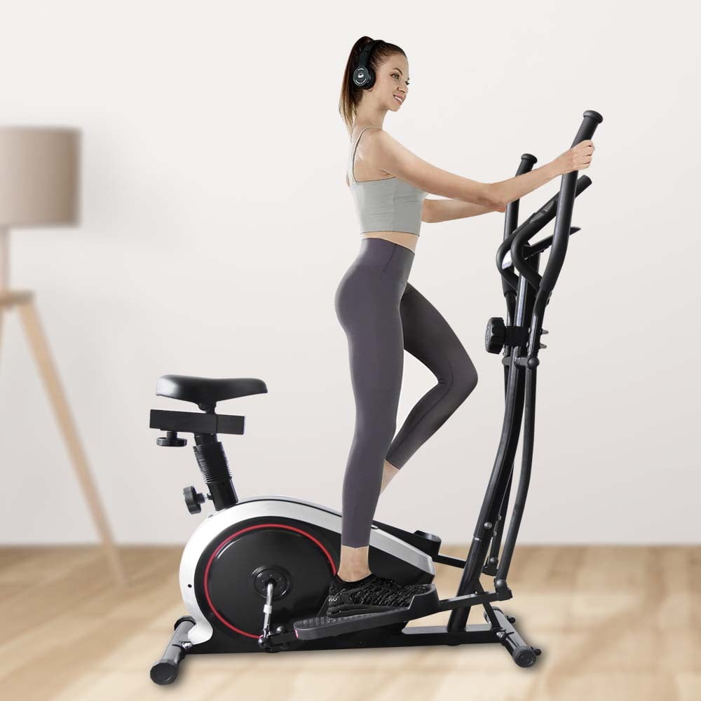 Durafit Waltz Elliptical Cross Trainer | Adjustable seat | Home workout | Max. user weight 100 Kg | LCD display